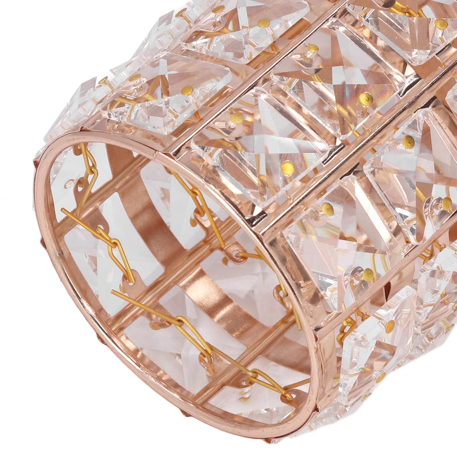 CHEOTIME CHEOTIME Makeup Brush Holder Organizer Golden Crystal Bling Personalized Gold Comb Brushes Pen Pencil Storage Box Container (Gold)