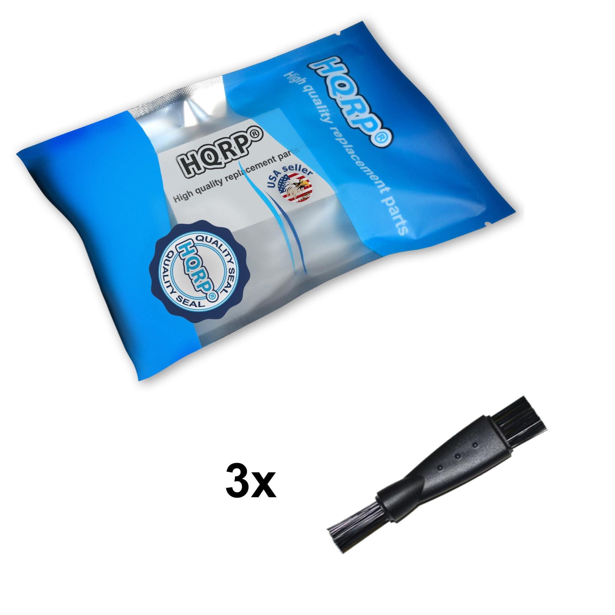 HQRP HQRP 3-Pack Cleaning Brush Compatible with Wahl 41871-0434, 7064, 7061-900, 7061-500, 7339-300, 7367-200, 79300-400, 79600-2101, 8787-450A, 9307-1301, 9884-200, 9916-4301 Electric Shaver, Trimmer