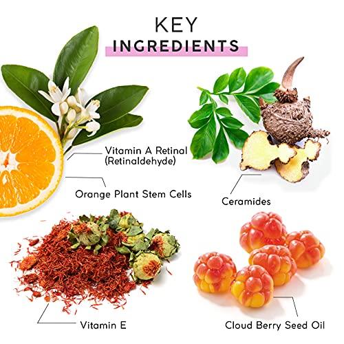 MyChelle Dermaceuticals MyChelle Dermaceuticals Remarkable Retinal Serum (1 Fl Oz) - Anti Aging Serum with Potent Vitamin A and Plant Stem Cells to help Reduce Appearance of Fine Lines and Wrinkles