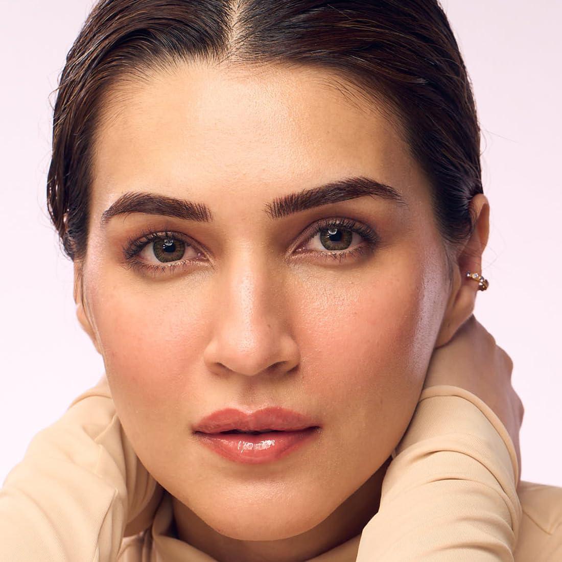 NinthAvenue Basics Hyphen Vitamin-Infused Peptide Tinted Lip Balm - Hazel | 24 Hrs Moisturization | Hydrates, Plumps & Repairs Moisture Barrier | Lip Balm for Women| Vegan &Paraben Free | Peachy Nude Shade - 10g