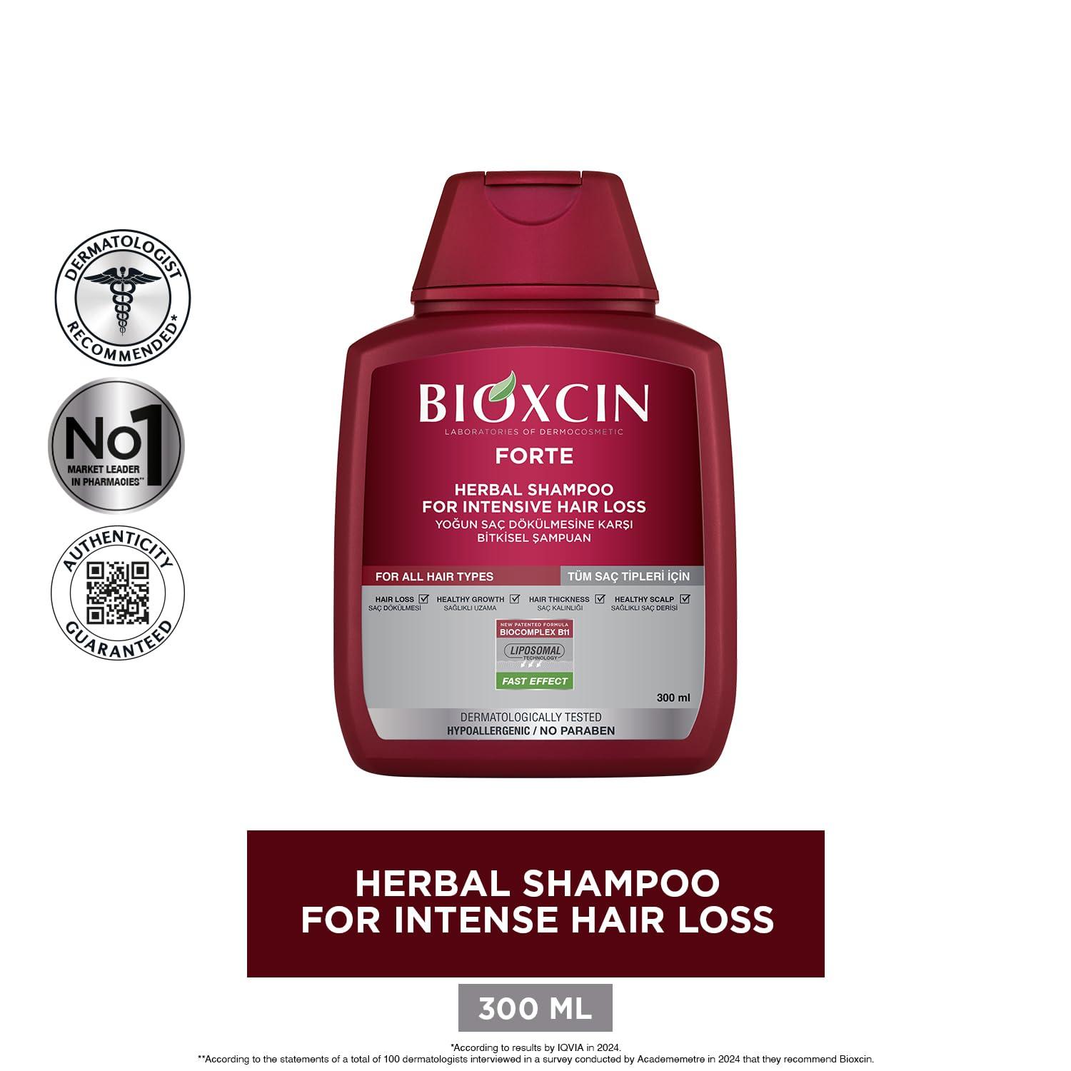 BIOXCIN BIOXCIN Herbal Care Shampoo - Bioxcin Forte Herbal Shampoo For Intensive Hair Loss, Red