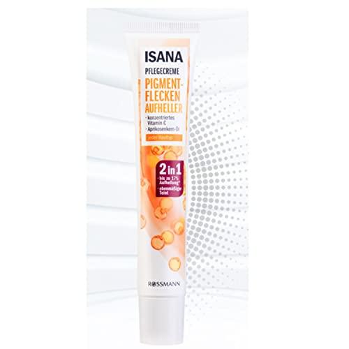 CHONGTAI 1 PC Isana Pigment Flecken 2 in 1, Vitamin C Freckle and Darkness Removal Serum, Removing Darkness and Pimple Spots Around Mouth, Get A Clear Transparent and Even Complexion, 50ml.