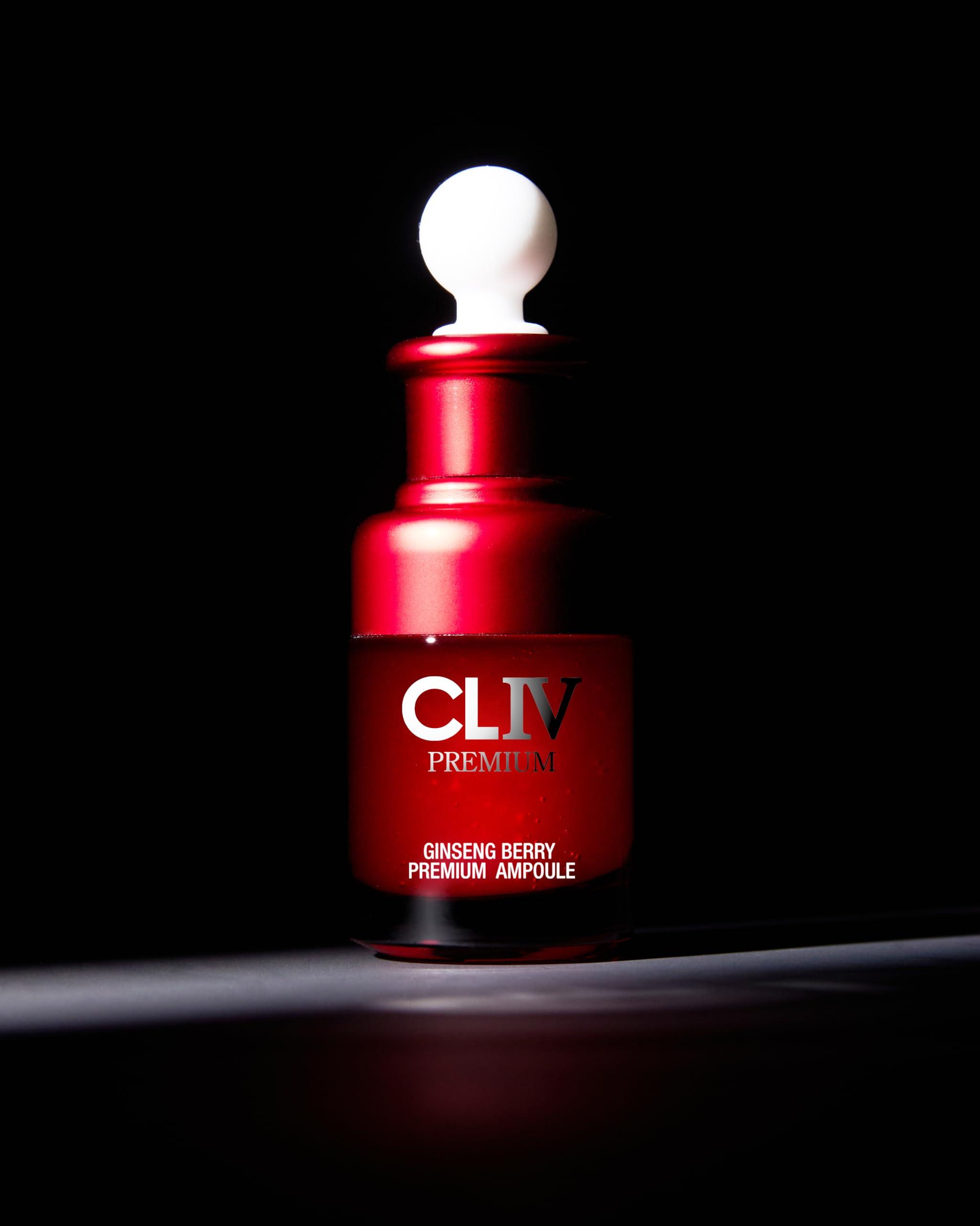 CLIV CLIV Ginseng Berry Premium Ampoule, Nourishing Facial Ampoule for Dry and Tired Skin, Healthy and Dewy Skin, Authentic Korean Skincare (Special Kit)