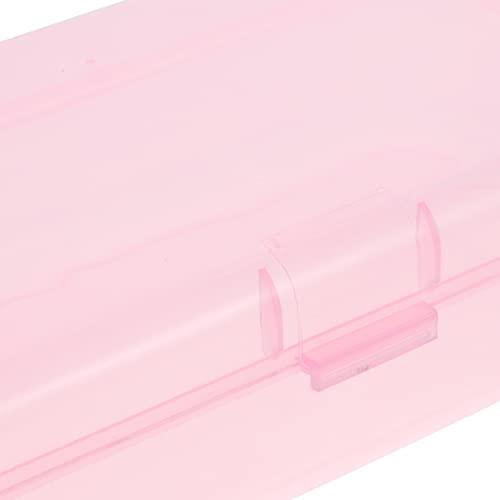 FOMIYES FOMIYES Plastic Containers Clean Box Professional Nail Art Tool Plastic Tray Box for Nail Tweezers Hair Salon Manicure Equipment Eyelash Extensions Lash Tweezers