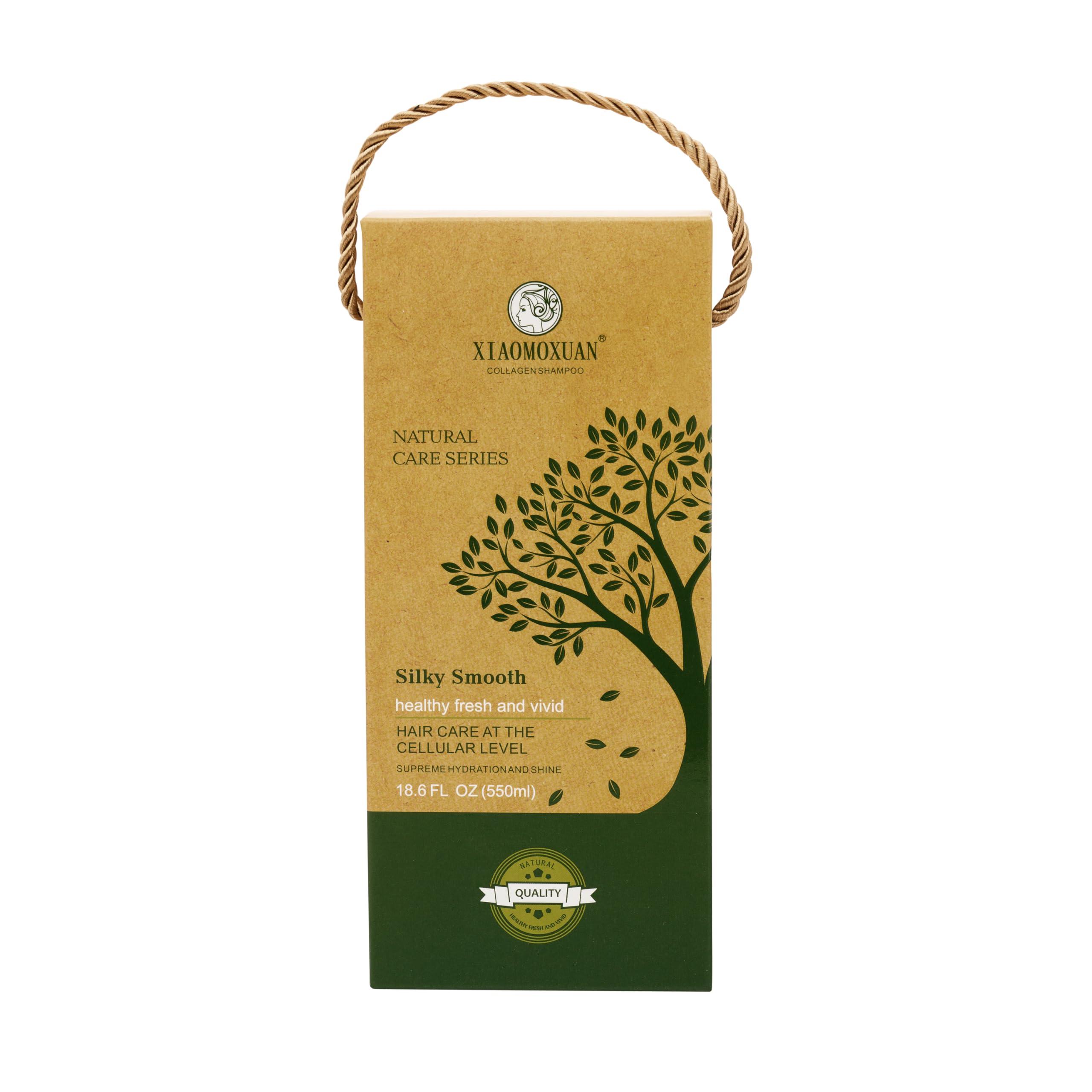 Xiaomoxuan Xiaomoxuan Organic Tea Tree Oil Shampoo - Moisturizing for Dry Hair, Scalp Treatment, Sulfate-Free - Collagen Bond for Oily Scalp and Ends