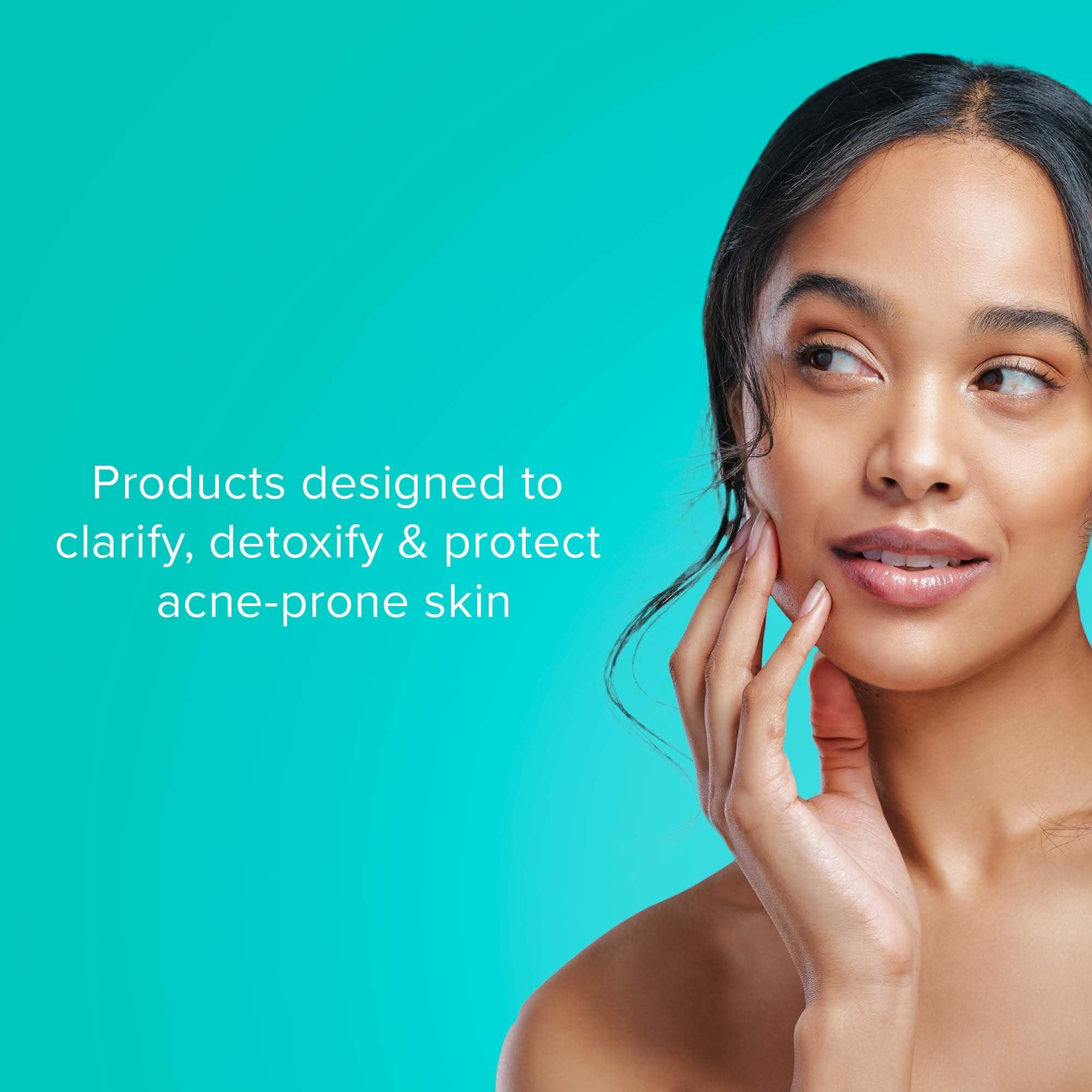 ClarityRx ClarityRx Clear Today Gone Tomorrow Skincare Kit, 5-Piece Plant-Based Set for Acne-Prone Skin