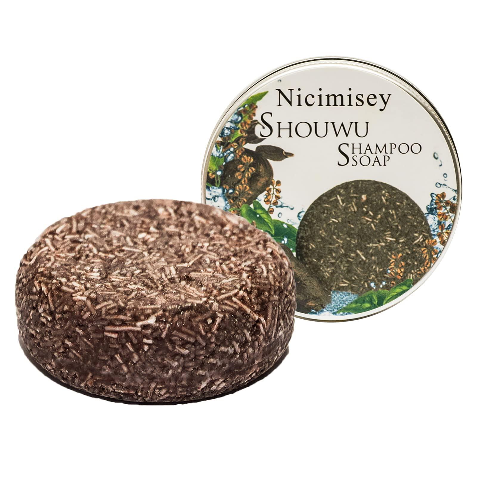 Nicimisey Nicimisey Solid Shampoo Bar - Natural Darkening, Hair Loss Treatment & Regrowth for Men & Women