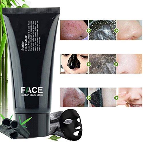 Boolavard Blackhead Remover Mask, FaceApeel-Peel Off Black Head Acne Treatments,Face Cleaning Mask+Spoon
