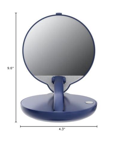 Floxite Floxite 15Xmag, Blue, Tabletop Mount, Round Glass Mirror
