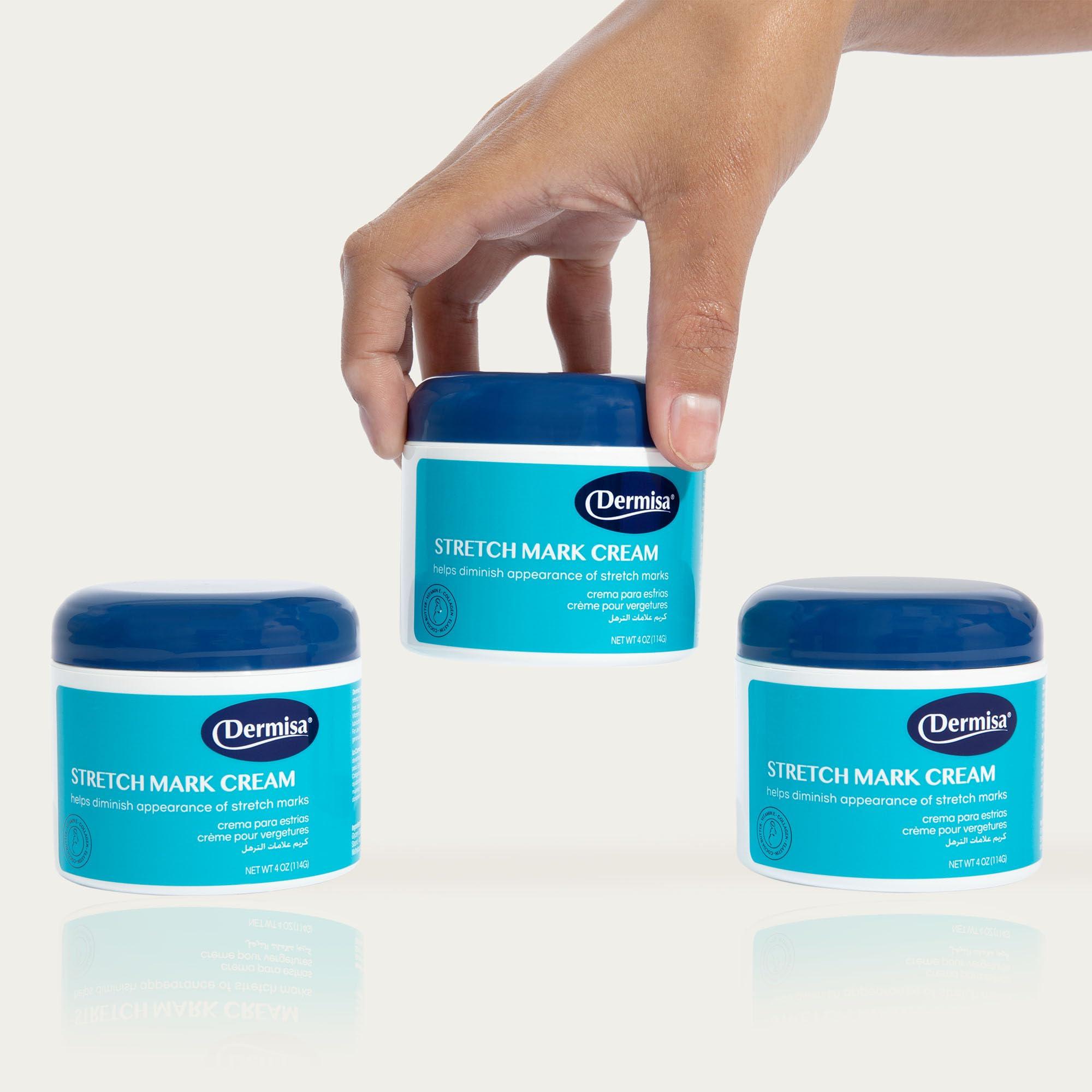 Dermisa Dermisa Stretch Mark Cream | With Cocoa Butter, Vitamin E, Collagen & Elastin | 4 OZ | Pack of 2