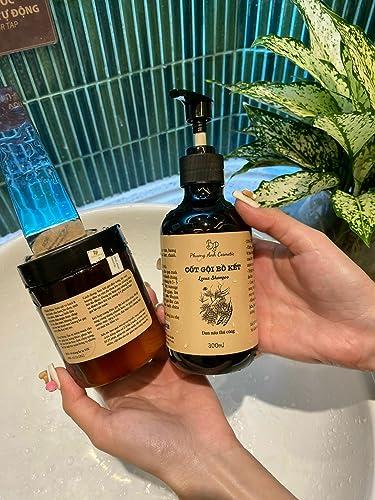 Phuong Anh Cosmetic Phuong Anh Cosmetic - Combo Locust Shampoo and Conditioner (free hair growth serum and eyelash serum) - Combo Ct Gi B Kt X Bi Da (Tng Tinh Du Bi Kch Mc Tc, Serum Dng Mi)