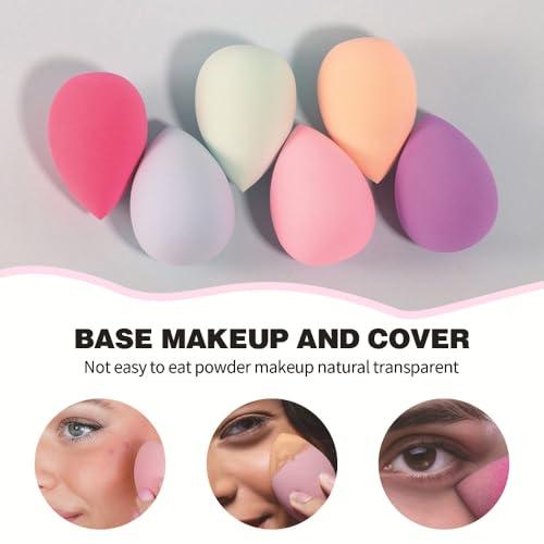 NinthAvenue Basics Makeup Sponge Blenders Sponges Egg Shaped Blending Sponge Foundation Applicator Cosmetic Sponges Makeup Sponges for Foundation, Liquid, Cream and Powder Blender (pingk,gourd)
