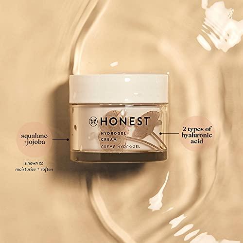Honest Beauty Honest Beauty Moisturizing Trio | Gentle Gel Cleanser, Green Juice Antioxidant Serum, Hydrogel Cream | 3-Step Routine | Vegan + Cruelty Free