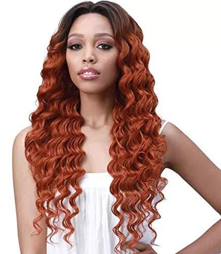 BOBBI BOSS BOBBI BOSS MISS ORIGIN HUMAN HAIR BLEND 13X6 SWISS LACE FRONT WIG MOGLWOC26 OCEAN WAVE 26 (TTNAT/WHT)