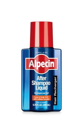 Alpecin Alpecin After Shampoo Caffeine Liquid Hair Recharger, 6.76 fl oz (Pack of 3), Scalp Tonic for Men's Thinning Hair Growth, Sulfate Free with Castor Oil