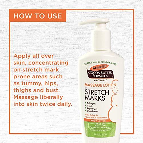 Palmer's Palmer's Cocoa Butter Formula Massage Lotion For Stretch Marks with Vitamin E and Shea Butter Women Body Lotion, 8.5 Ounce (Pack of 2)