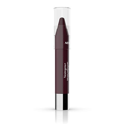 Neutrogena Neutrogena MoistureSmooth Color Stick for Lips, Moisturizing and Conditioning Lipstick with a Balm-Like Formula, Nourishing Shea Butter and Fruit Extracts, 180 Deep Plum, 011 oz (Pack of 2)