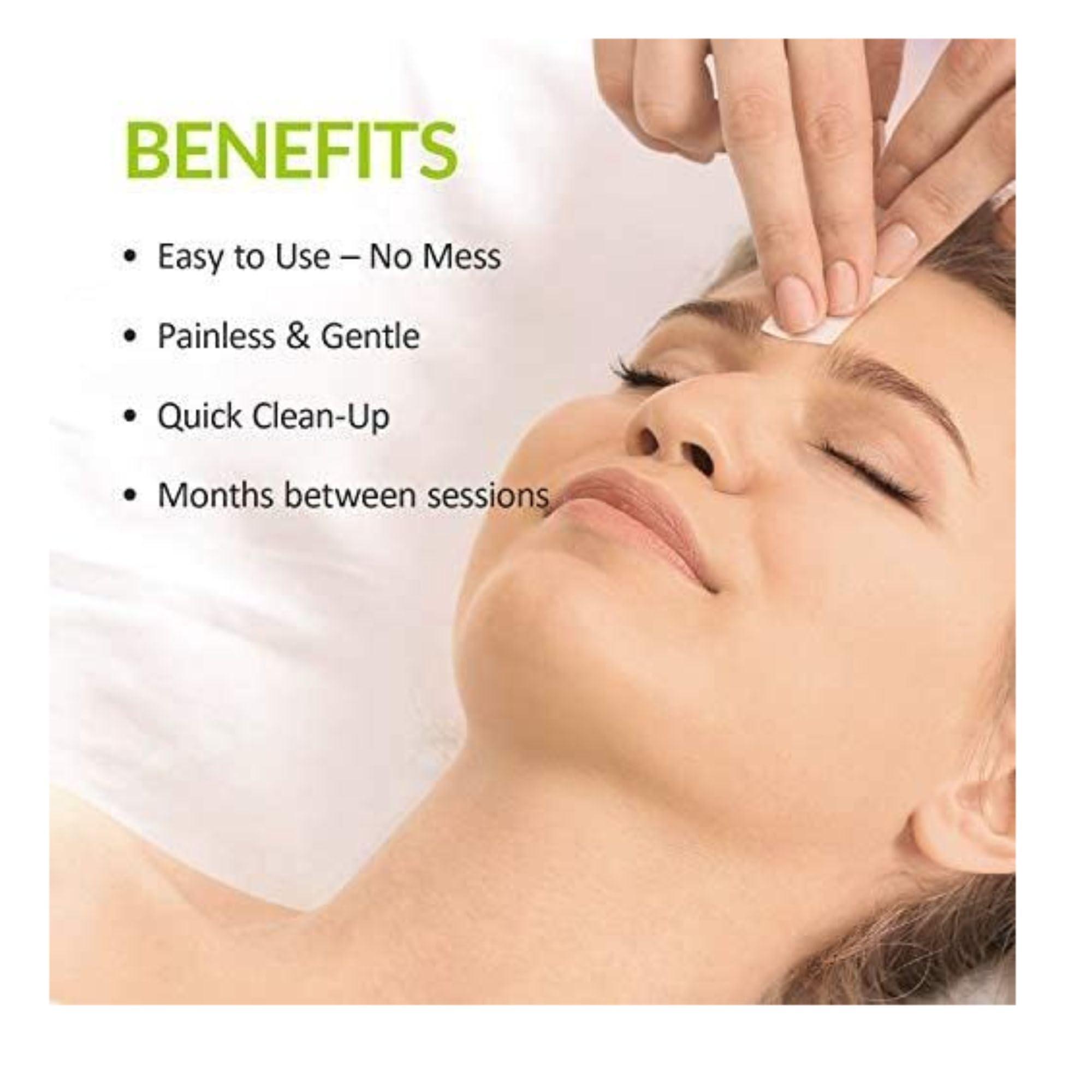 J.Fabrizio J.Fabrizio Wax Strips - Facial Hair Removal for Women - Brow Wax Kit, Eyebrow, 24 Ct