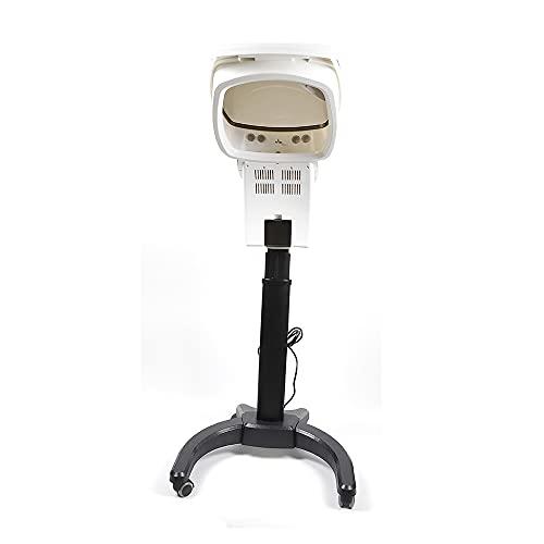 TBVECHI Ultrasonic Hair Steamer with Micro Mist and 3 Modes - Ozone SPA Styling and Treatment for Salon, Rolling Floor Stand Base (US Stock)