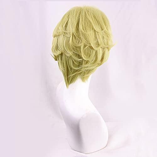 BBYMECO BBYMECO Anime Cosplay Wig Zeke Yeager Halloween Costume Party Wigs