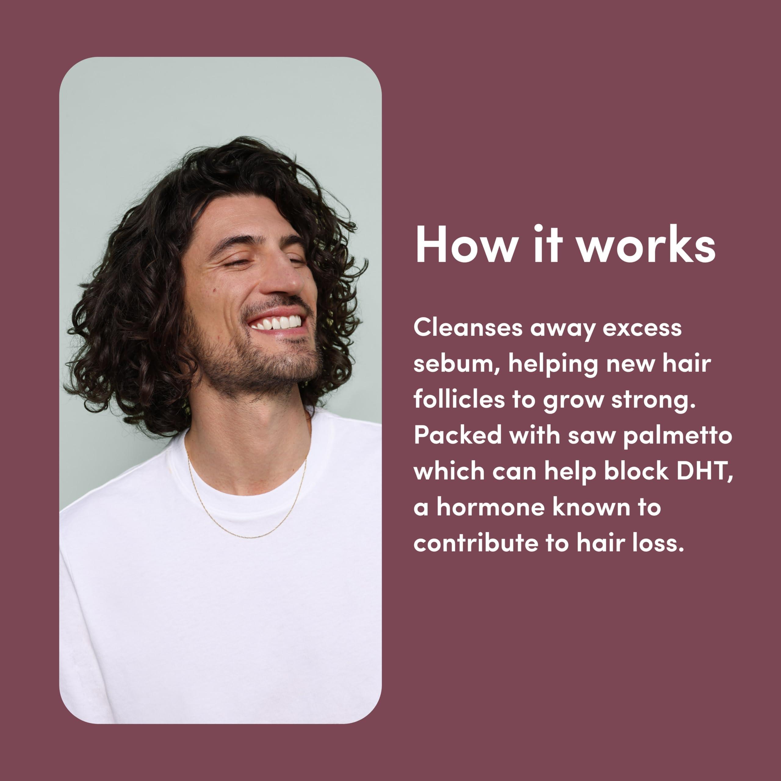 HIMS & HERS hims Thick Fix Shampoo for Men - Thickening Shampoo With Saw Palmetto and Niacinamide - No Parabens or Sulfates, Vegan and Cruelty Free - Fresh Eucalyptus Grove, 2 pack, 6.4oz