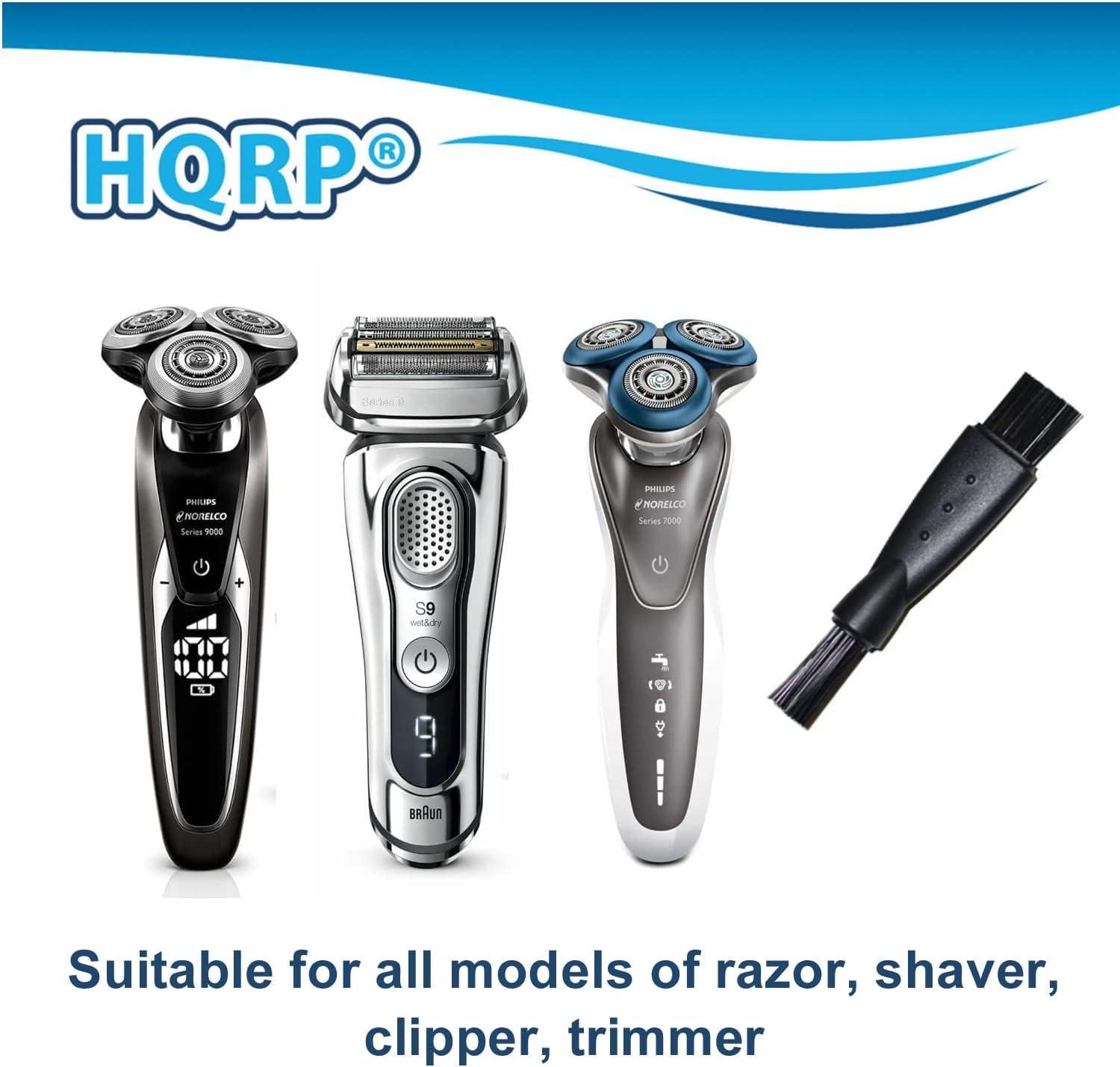 HQRP HQRP 3-Pack Cleaning Brush Compatible with Wahl 41871-0434, 7064, 7061-900, 7061-500, 7339-300, 7367-200, 79300-400, 79600-2101, 8787-450A, 9307-1301, 9884-200, 9916-4301 Electric Shaver, Trimmer