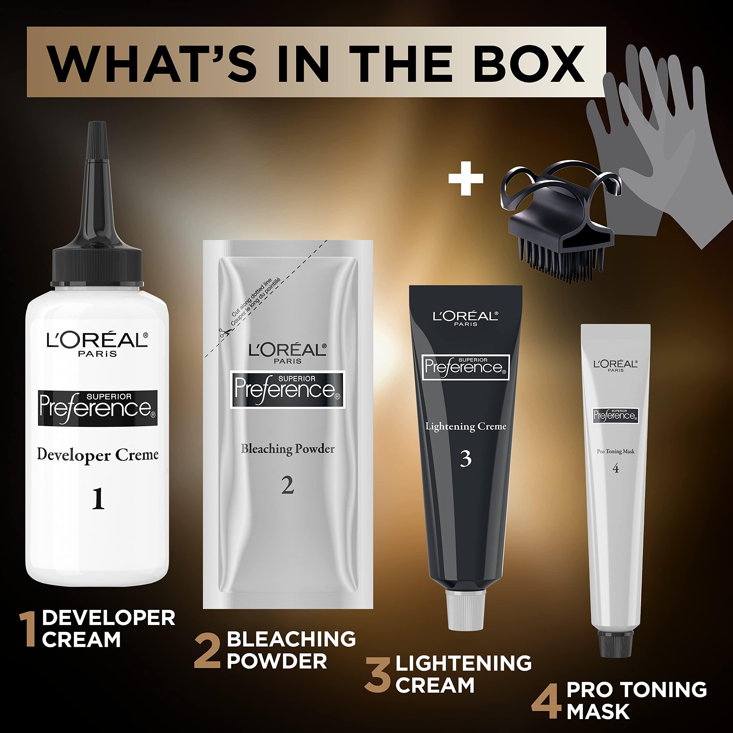 L'Oral Paris L'Oreal Paris Superior Preference Balayage Kit, Hair Dye for At-Home Highlighting with Pro Toning Mask, Dark Blonde to Light Brown, 1 Kit