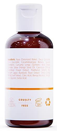 SeoulCeuticals SeoulCeuticals Korean Turmeric Face Wash Cleanser Vegan Cruelty Free Korean Skincare Facial Cleanser K Beauty Skin Care for Dry Sensitive Skin 4oz
