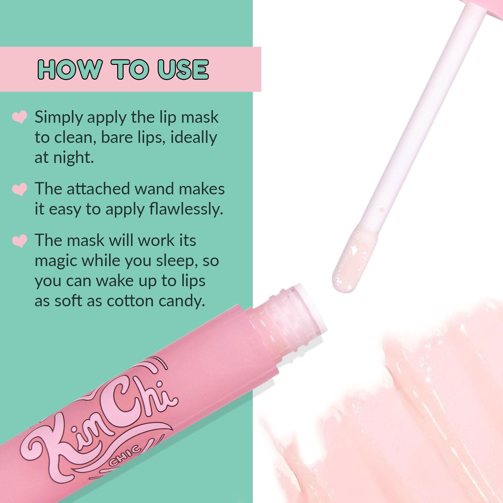 Kimchi Chic KimChi Chic Beauty Candy Lips Hydrating Lip Mask, Lip Balm for Moisturizing Lip Care, Nourish and Shine for Dry Lips, Pink Sour Punch Lip Tint, 0.09 fl oz