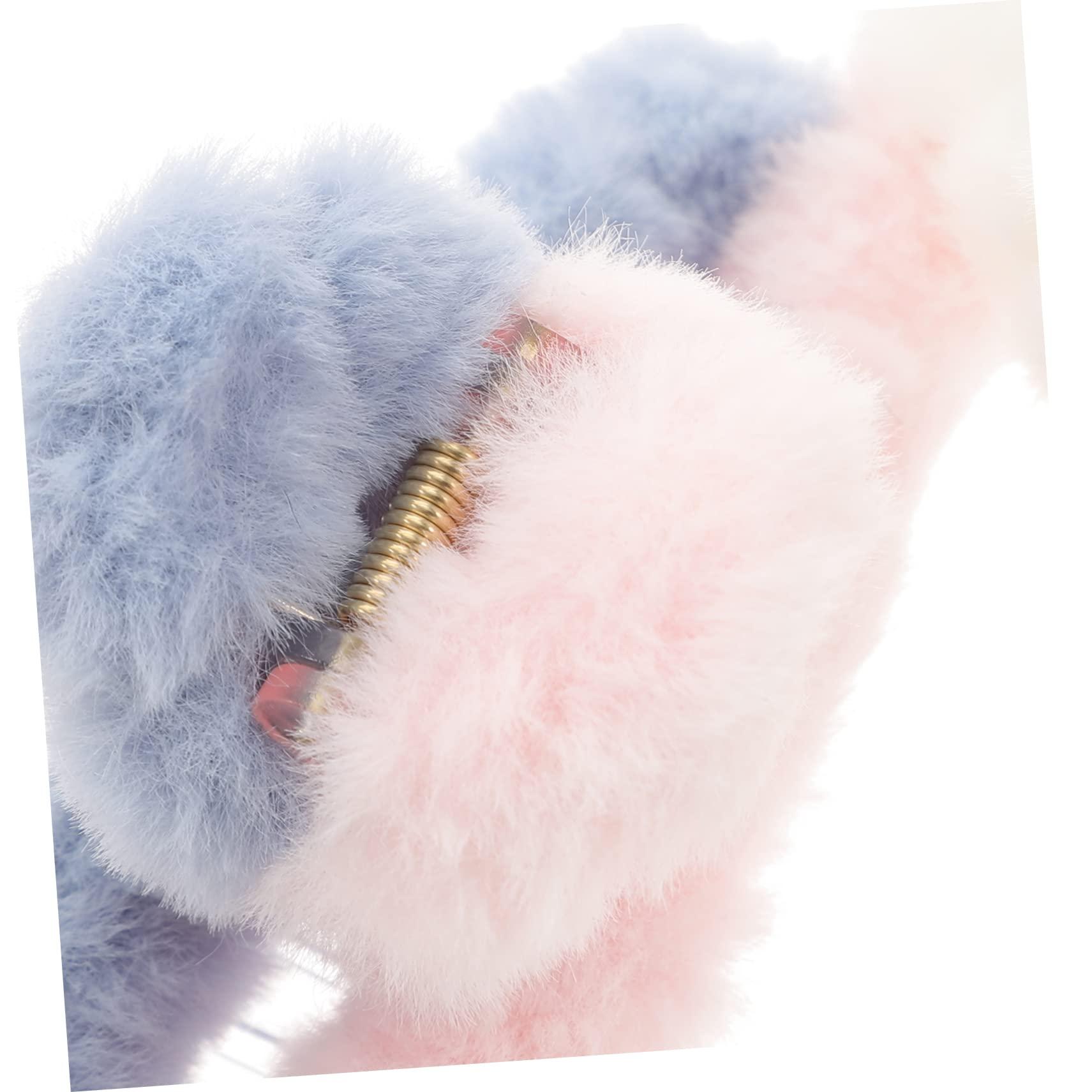 Angoily Angoily 5pcs Hairpin Fuzzy Hair Claw Hair Barrettes for Girls Fancy Claw Clips Claw Clip for Thick Hair Faux Hair Clip Fancy Hair Clips Women Tiara Plush Miss Big Claws Non-slip