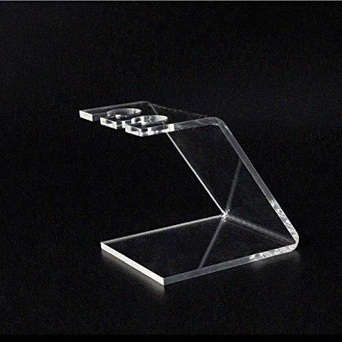 esowemsn 1PC Tattoo Gun Holder Tattoo Machine Stand Clear Acrylic Coil Tattoo Machine Holder Rack Stand Display Shelf Best for Salon Personal Use (hole)