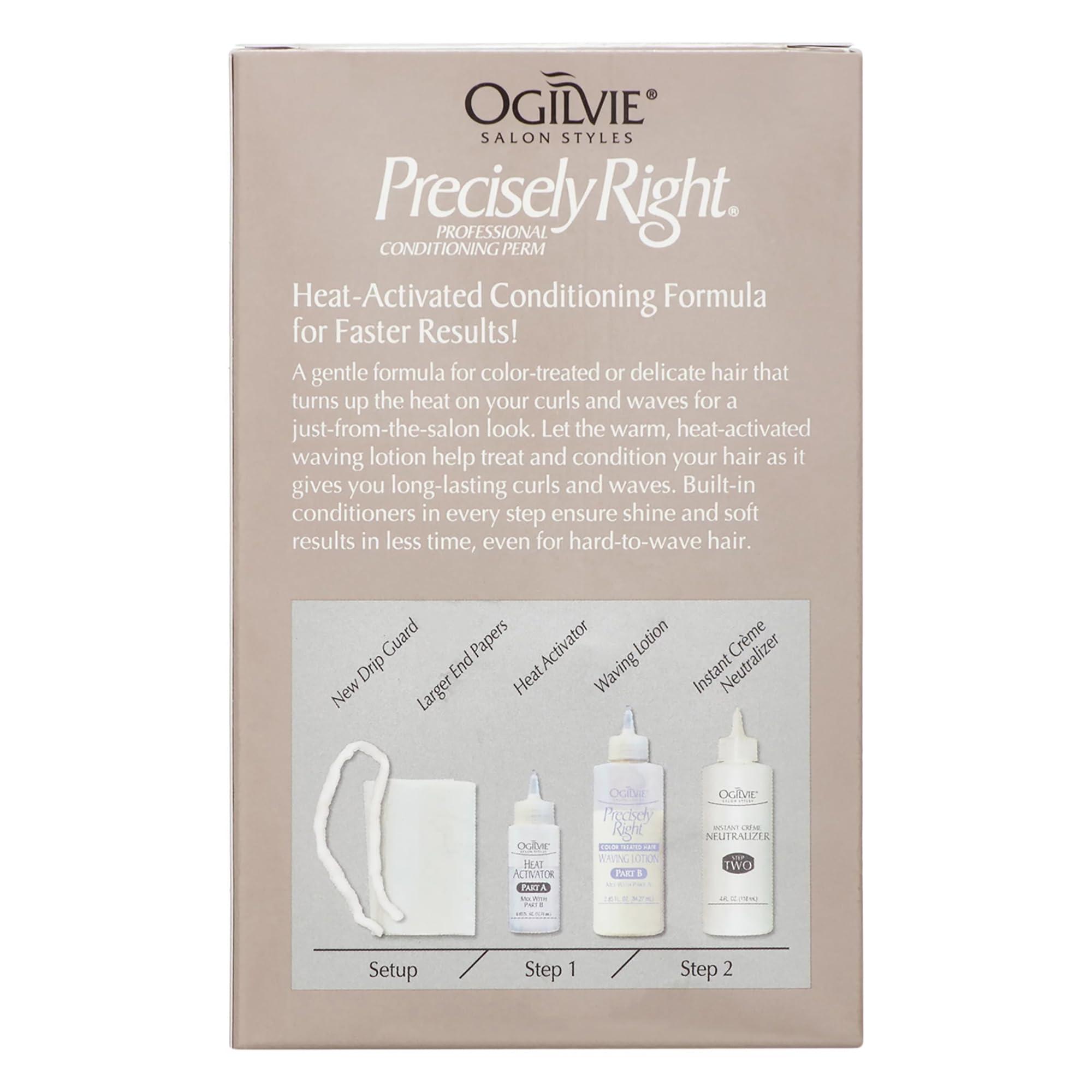 Ogilvie Salon Styles Ogilvie Salon Styles Precisely Right Professional Conditioning Perm Kit - Ideal for Color-Treated, Thin, or Delicate Hair - 1 Application