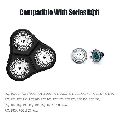 INGQI 2023 New RQ11 Replacement Shaving Head for Philips Norelco RQ11 Sensotouch 2D 1150X 1160X 1170X 1180X