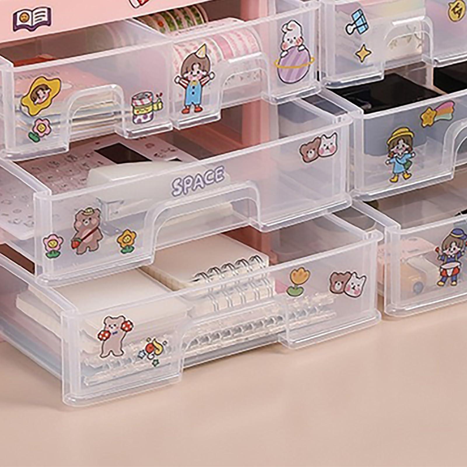 BGHEWRT BGHEWRT Makeup Organizer with Drawers, Cosmetic Display Cases, Makeup Storage Box, White