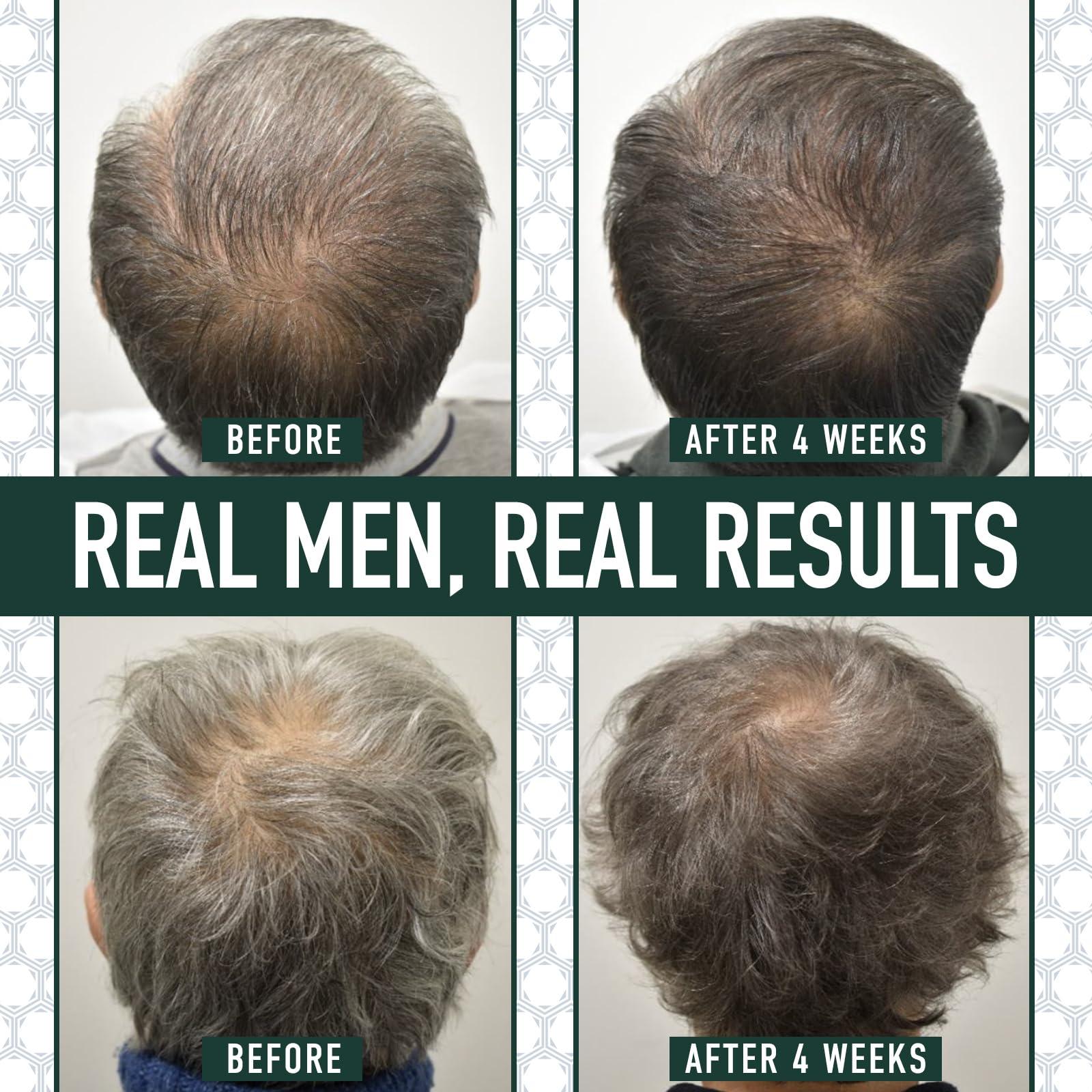 Just for Men Just for Men Control GX + THK Thickening Shampoo and Conditioner with Grey Reduction, Shampoo for Thinning Hair with Alpha Keratin, Thickens Hair Up to 20%, Works with Every Hair Texture, 4 oz