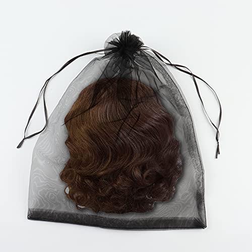 Goklmn Goklmn Wig Travel Case,Foldable Round Wig Box,Lightweight and Durable Travel Makeup Case for Men & Women