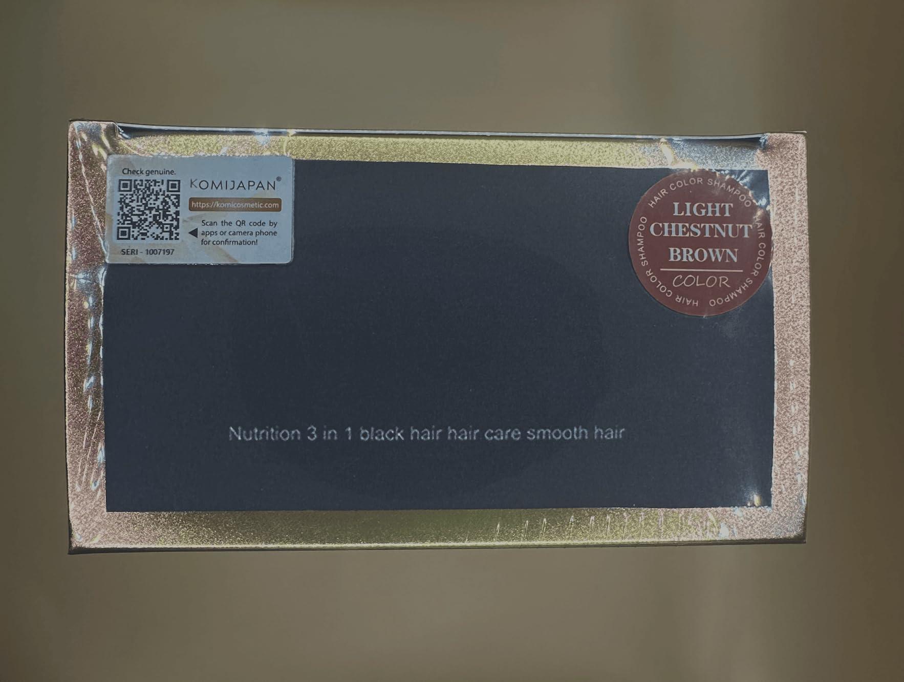 DAIZHADEASY DAIZHADEASY Komi Shampoo Japan 500mL Authentic Japanese Hair Dye Shampoo (6 Colors) (Light Chestnut Brown)