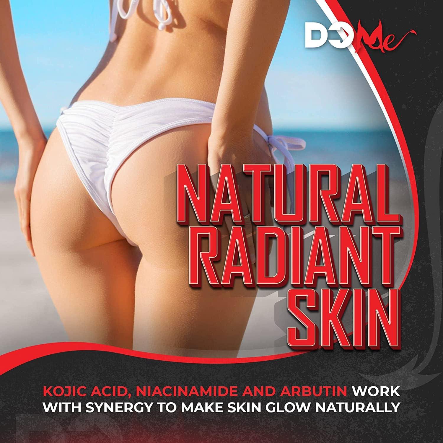 Do Me Underarm Whitening Cream - Natural Intimate Area Skin Lightening Cream, Bleaching Cream for Skin Whitening & Dark Spots in Sensitive Areas, Private Parts, Armpit, Elbows & Knees - 3% Kojic Acid (2oz)