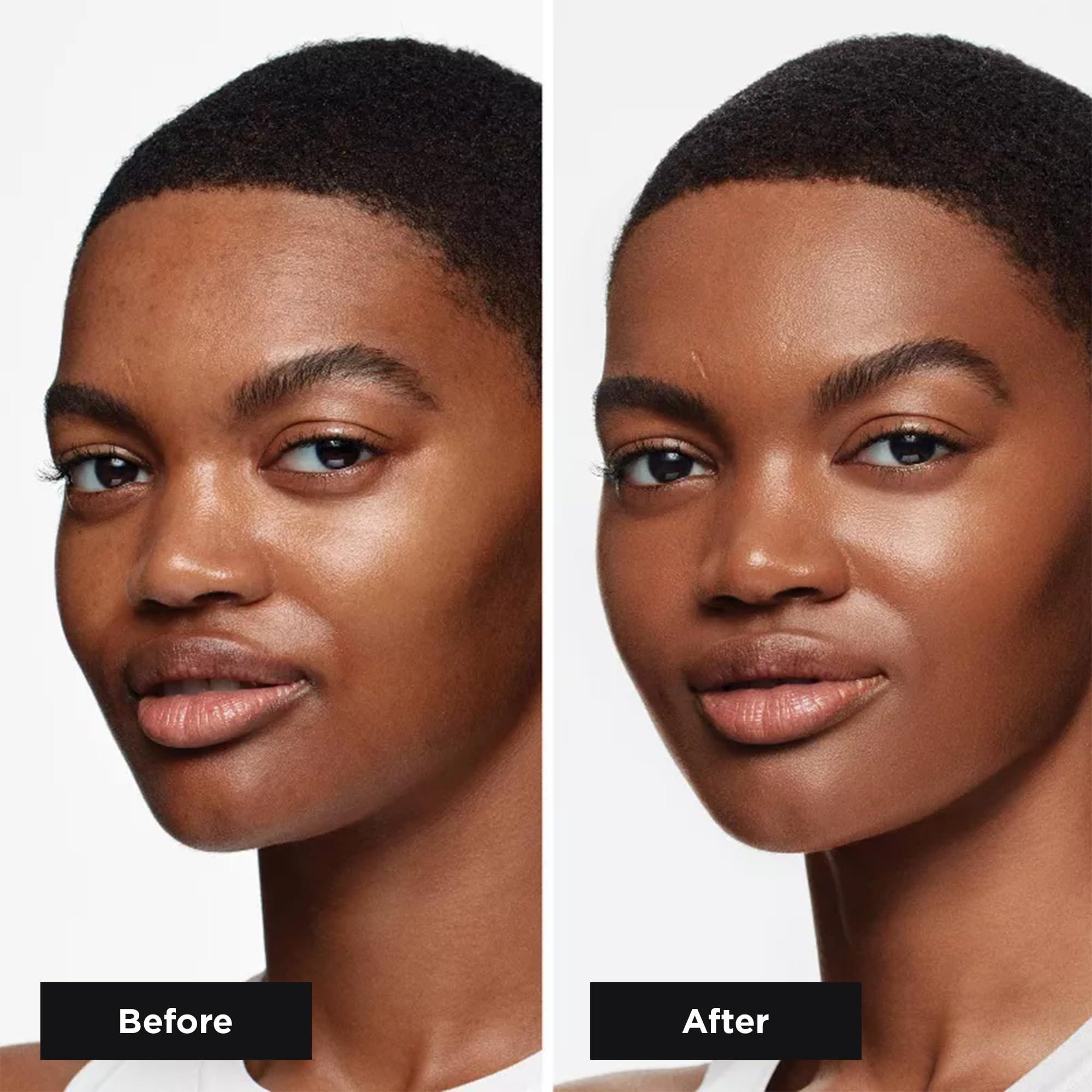 Black Opal BLK/OPL Skin Perfecting Foundation Stick, SPF 15 Buildable & Blendable Face Foundation Makeup with Matte Finish - Full Coverage, Color Correcting & Sculpting - Hypoallergenic (Amber)