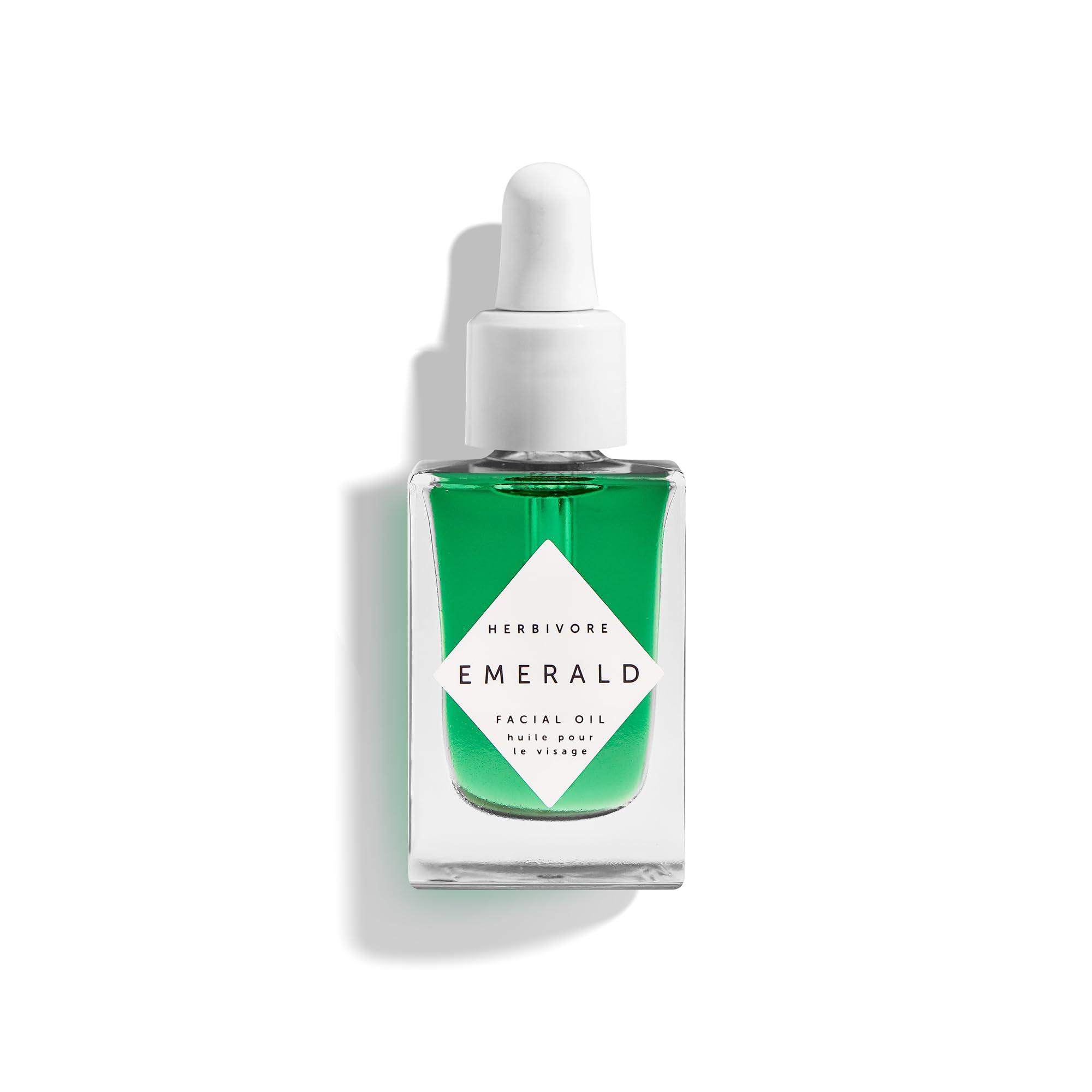 HERBIVORE HERBIVORE Emerald Facial Oil | Hydrating, Glowing, Calming & Moisturizing Facial Oil with Ashwagandha & Squalene, Plant-based, Vegan, Non-Comedogenic, 30 mL / 1 oz