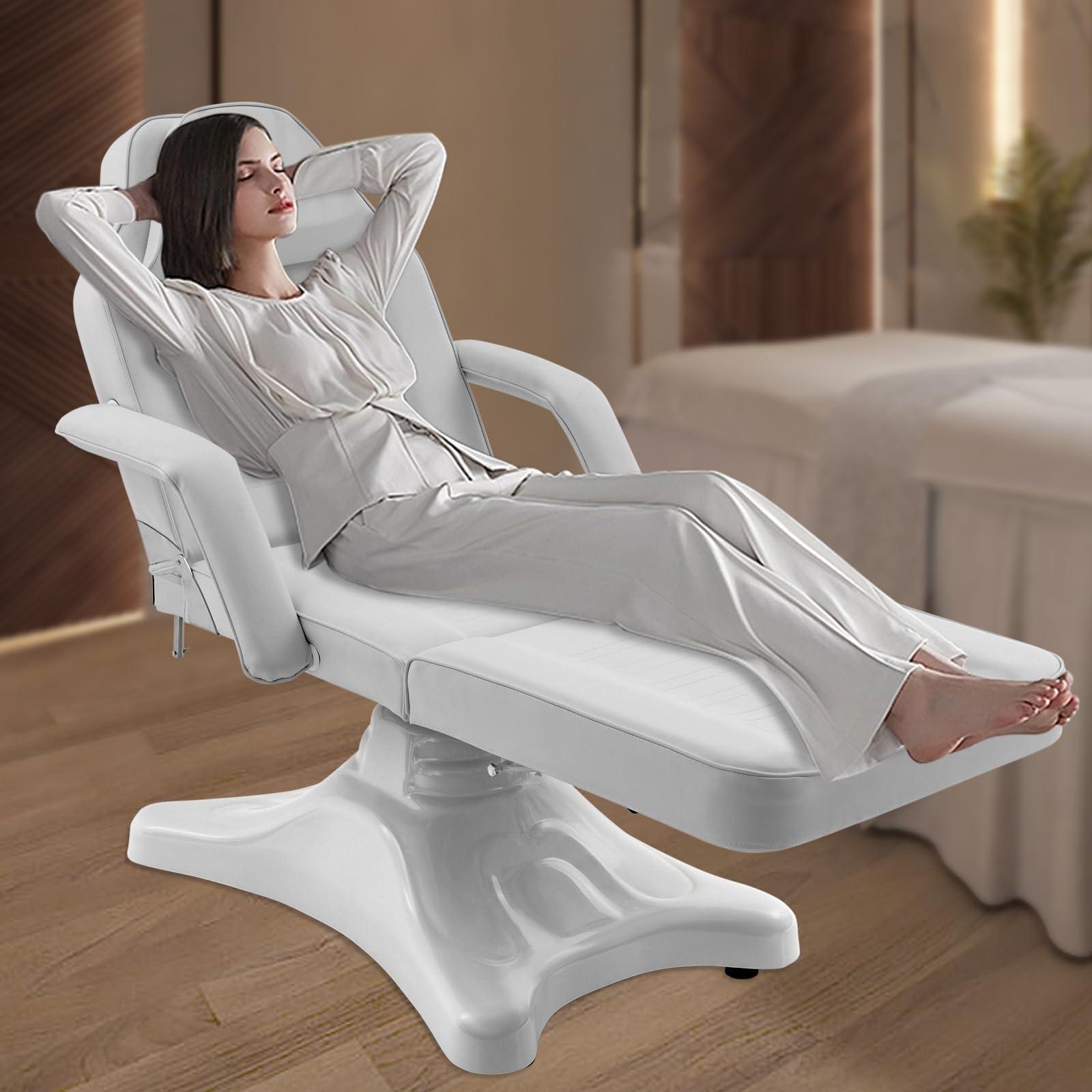 Vintoro Chair,Salon Beauty Professional Facial Tabel Bed Chair,Massage Table Spa Bed Lash Bed Portable,Massaging Tables for Barber Face Beauty Updated Facial Beds and Tattoo Chairs with Stool,Multi-Purpose