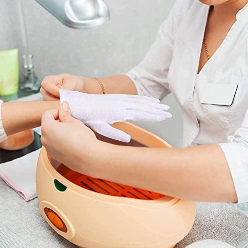 HJDHS Cotton Gloves Kids 24pcs Soft White Gloves Moisturizing Eczema Gloves for Dry Hands SPA Inspection (Small)