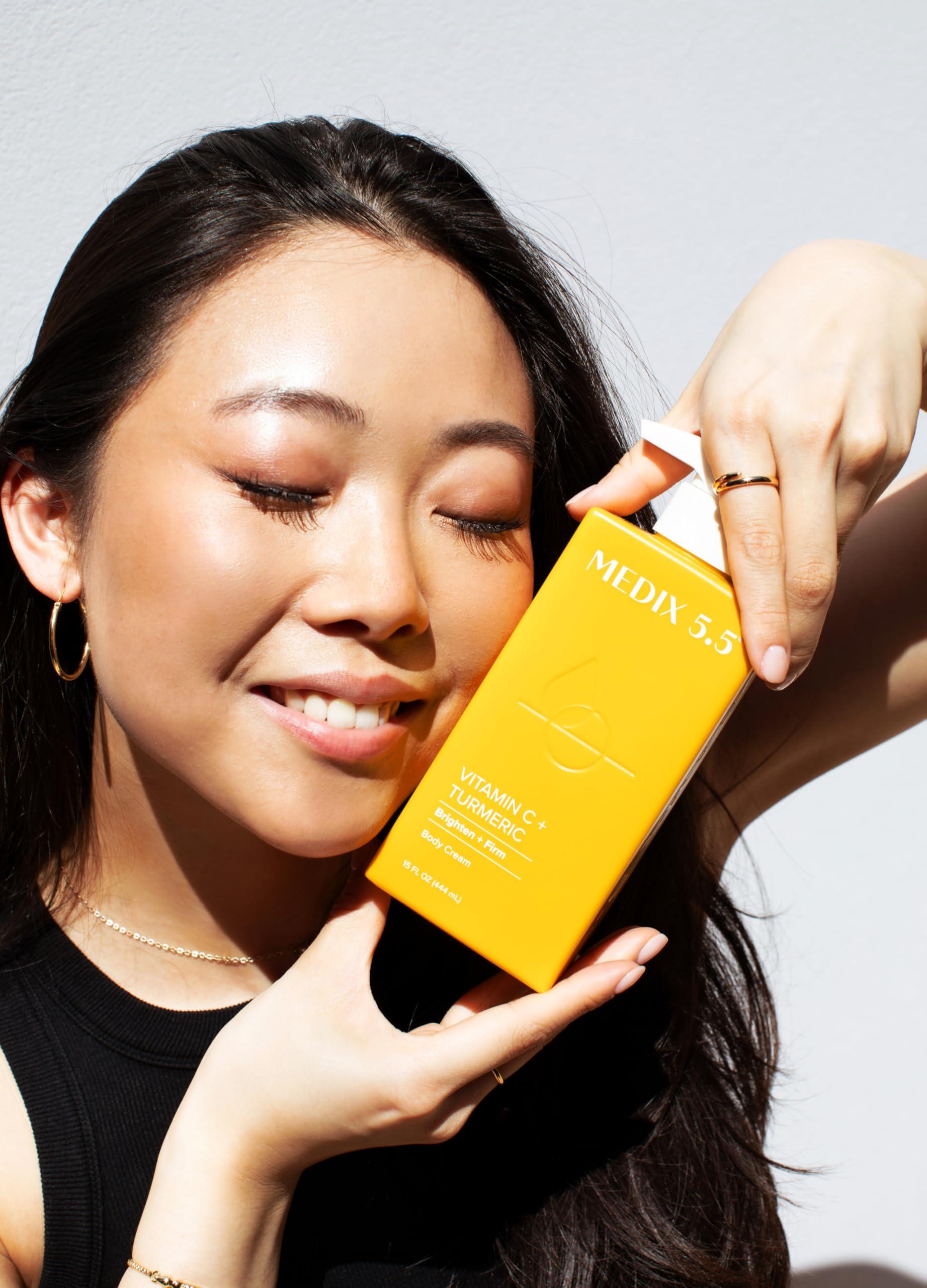 Medix 5.5 MEDIX 5.5 Vitamin C Cream Face Lotion & Body Lotion Moisturizer | Anti Aging Skin Care Firming & Brightening Cream Diminishes The Look Of Uneven Skin Tone, Age Spots, & Sun Damaged Dry Skin, (2-Pack)