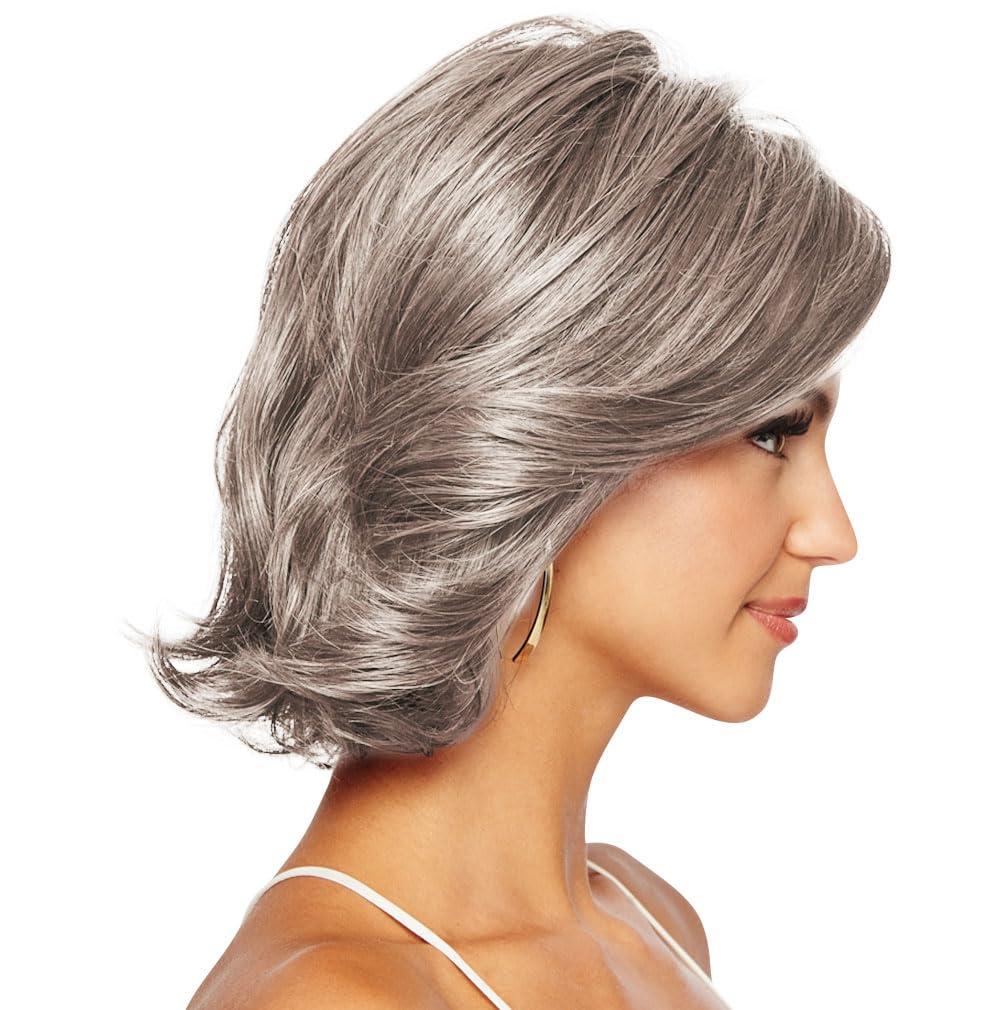 Raquel Welch Raquel Welch Crowd Pleaser Lace Front & Monofilament Part Synthetic Wig, Cap Size: Average, RL119 Silver & Smoke