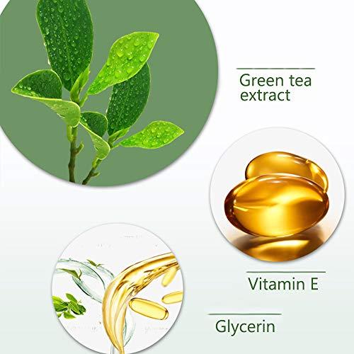 N\W Green-Tea Purifying Clay Stick Mask - Oil Control Anti-Acne Eggplant Solid Fine, Moisturizes and Controls The Oil, Acne Clearing, Blackhead Remover, Improves Texture of The Skin, Green,Purple