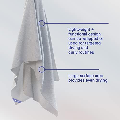 AQUIS AQUIS Towel Hair-Drying Tool, Water-Wicking, Ultra-Absorbent Recycled Microfiber