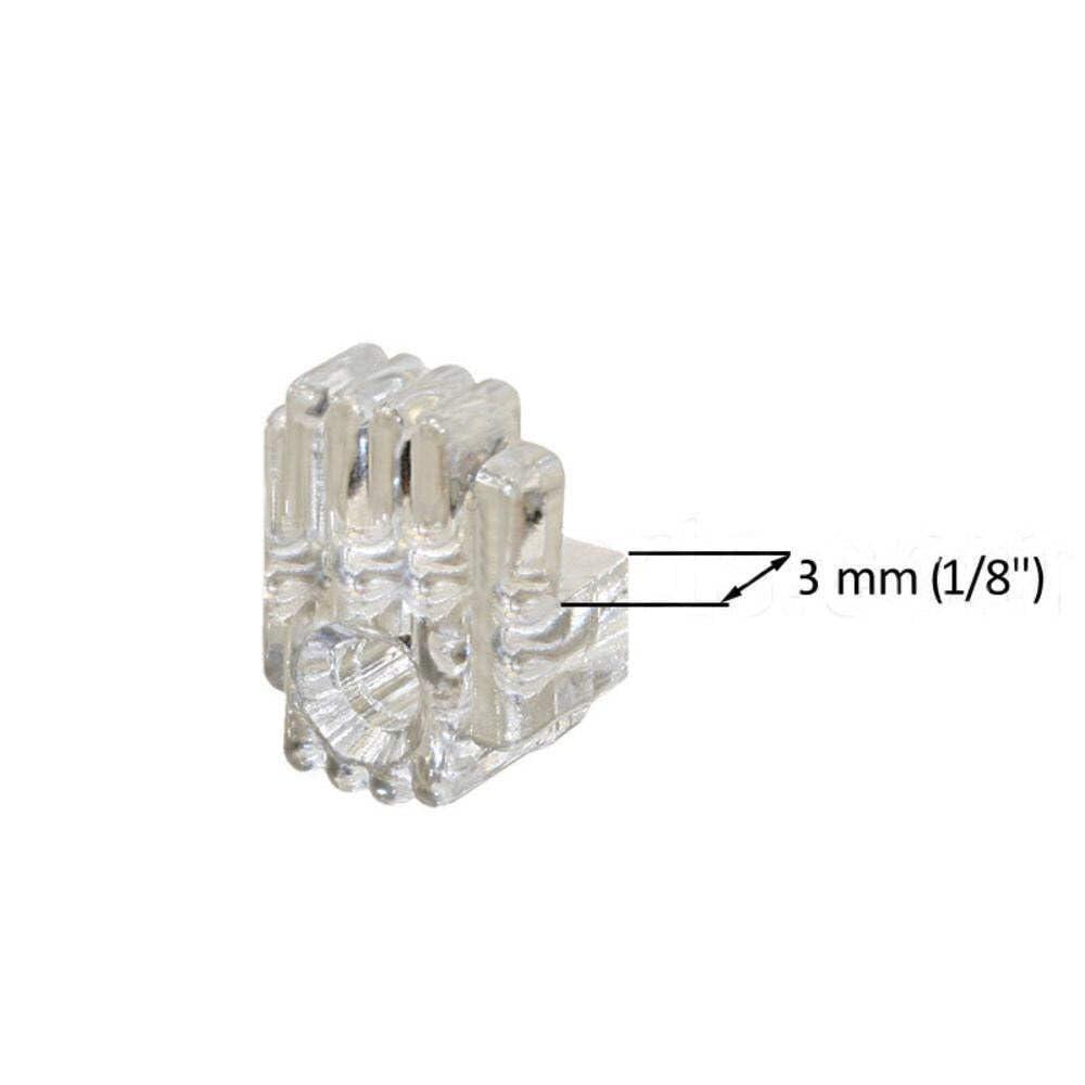 Truth Hardware Plastic Mirror Clip for 1/8\" Mirror