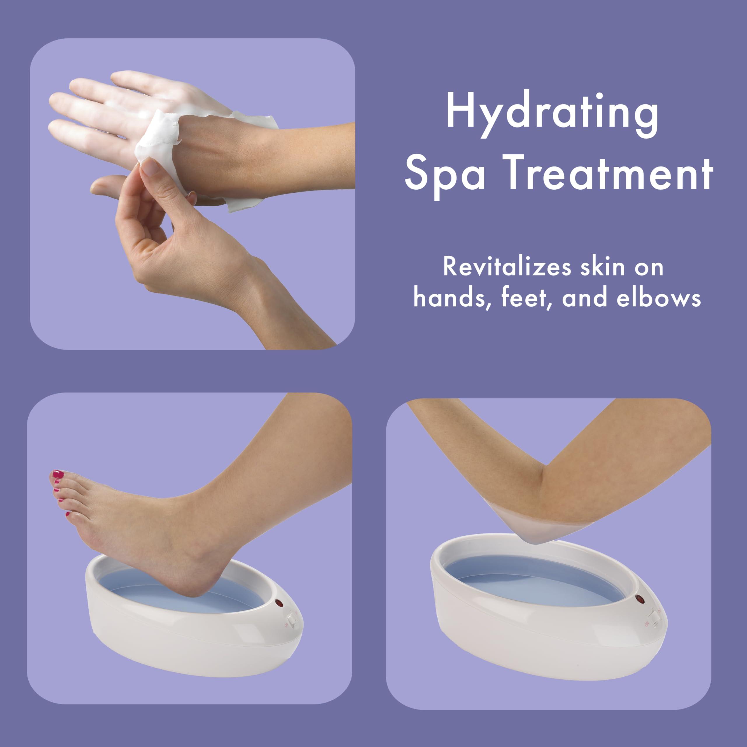 Conair True Glow by Conair Paraffin Bath for Hands and Feet - Moisturizing Treatment With 1lb. Wax - Purple