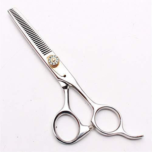 KKZY Hair Cutting Scissors, 6\" 17.5cm Thinning Scissors Cutting Shears Engraving Hairdressing Supplies Zigzag Scissors Professional Hair Scissors Set BY KKZY (Color : C1026 Yin C 6YY)