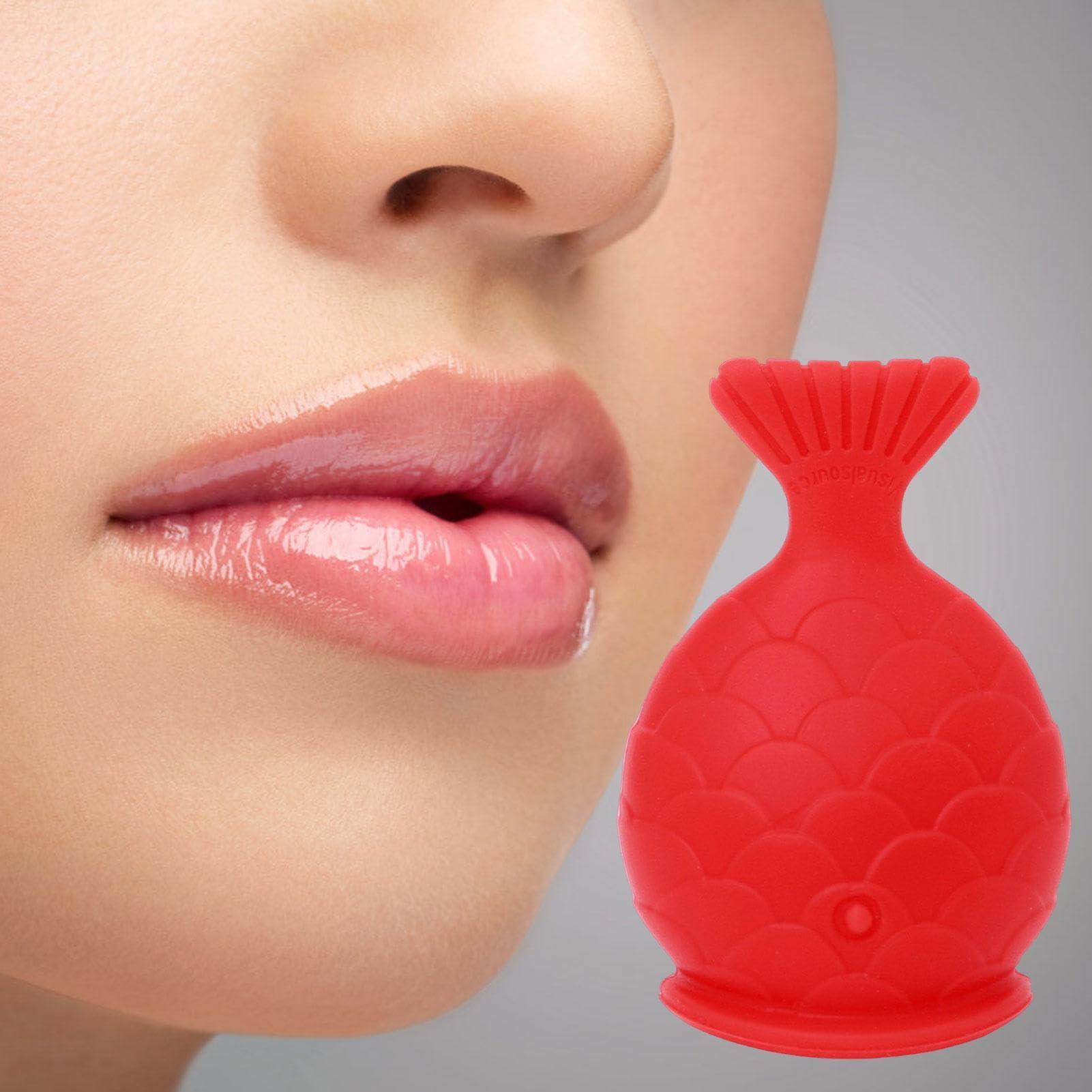 passi passi Lip Plumper Device | Fish Shape Lips Enhancer, Fish Lip Mouth Beauty Enhancer Device Fish Shape - Fuller Thicker Mouth Fastly Lip Pumps, Silicone Filler Plumper For Sexy Mouth, Natural Pout